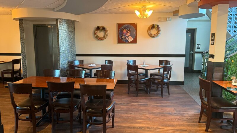 Dining room with tables